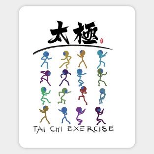 Tai Chi kung fu(功夫) Sticker